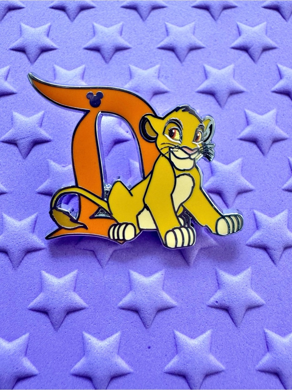 Disneyland Hidden Disney Pin - Simba D Pin 2025 Wave A Lion King